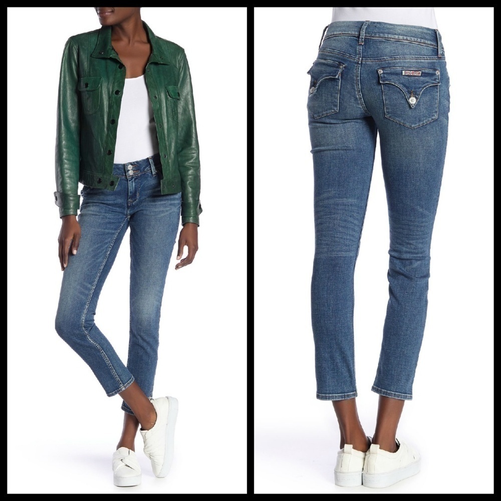 💕HUDSON💕 Collin Flap Pocket Crop Skinny Jeans